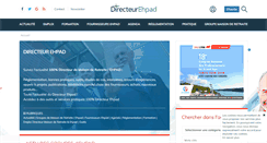 Desktop Screenshot of directeur-ehpad.com